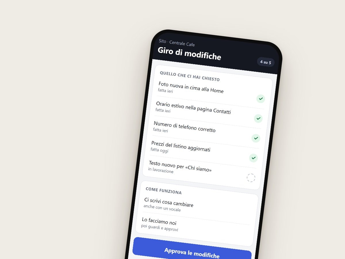 Un giro di modifiche in più