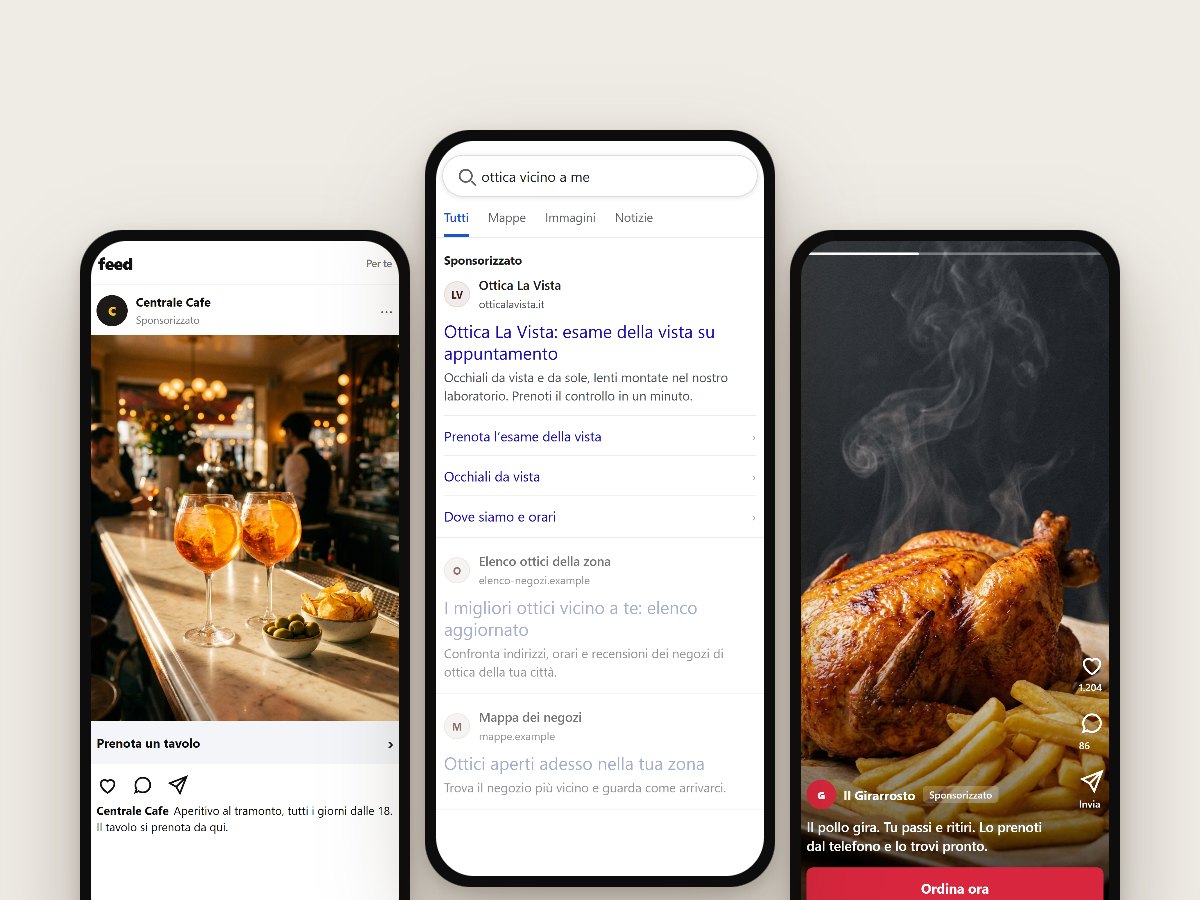 Pubblicità su Google e Facebook: partenza