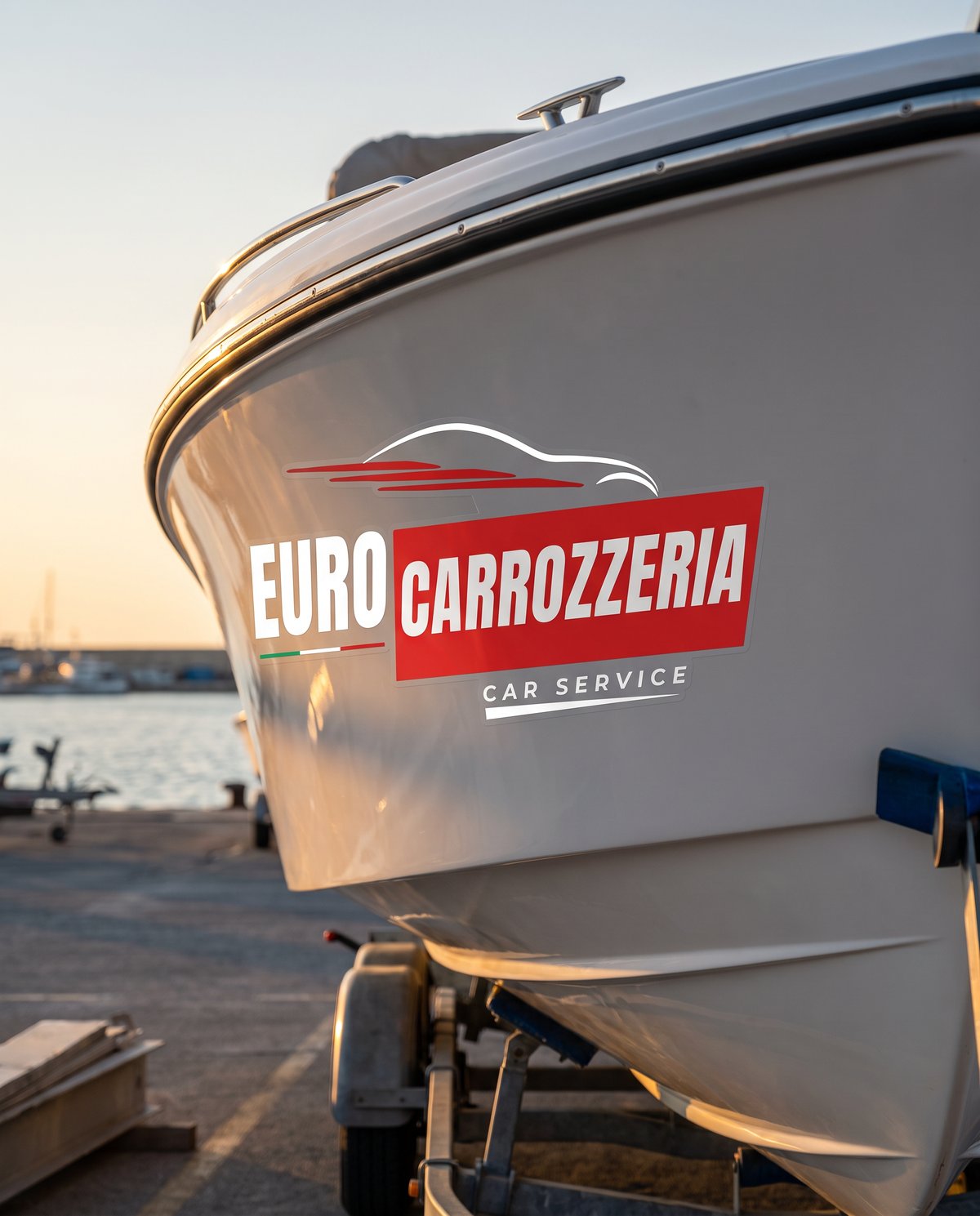Barca preparata per la stagione