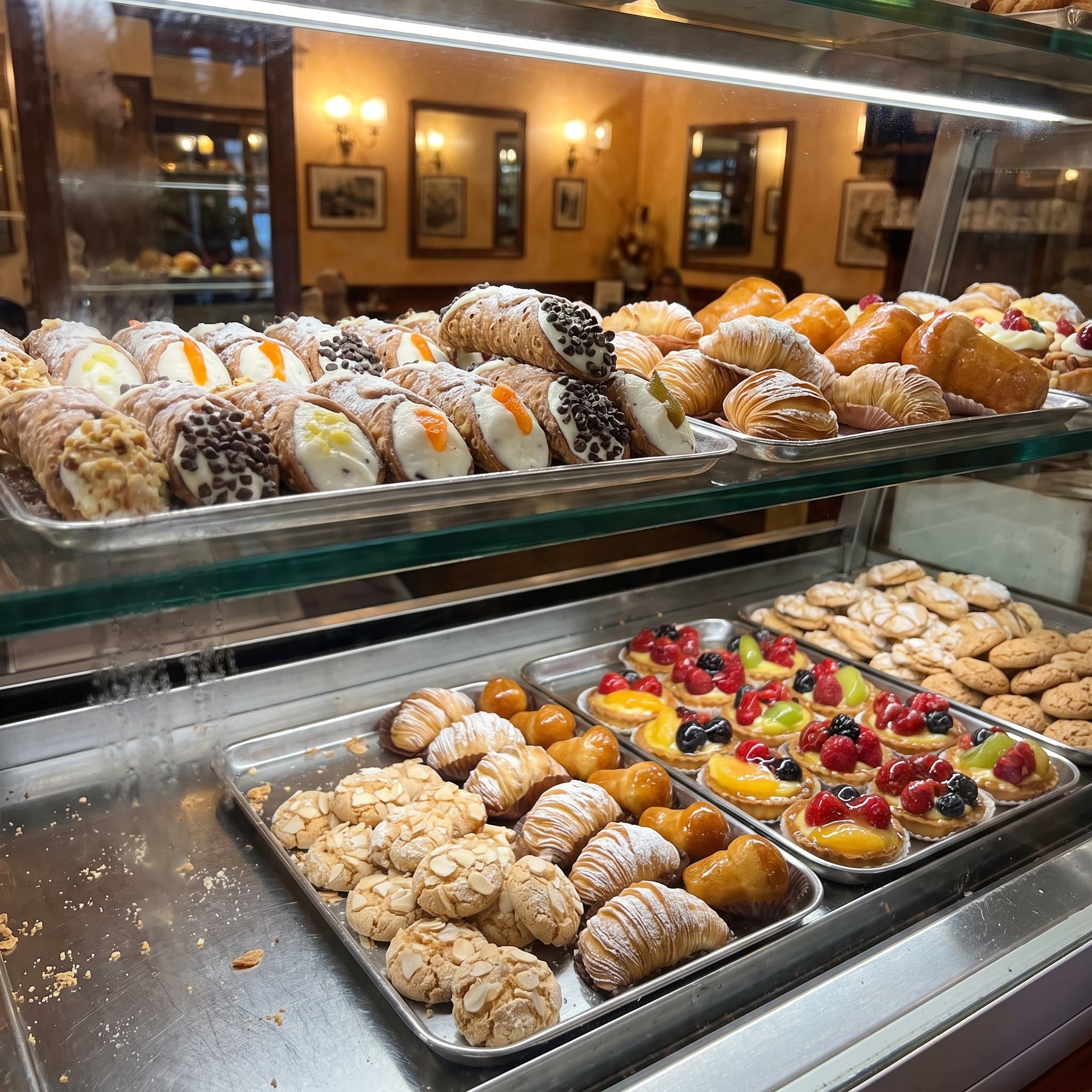 La vetrina della pasticceria